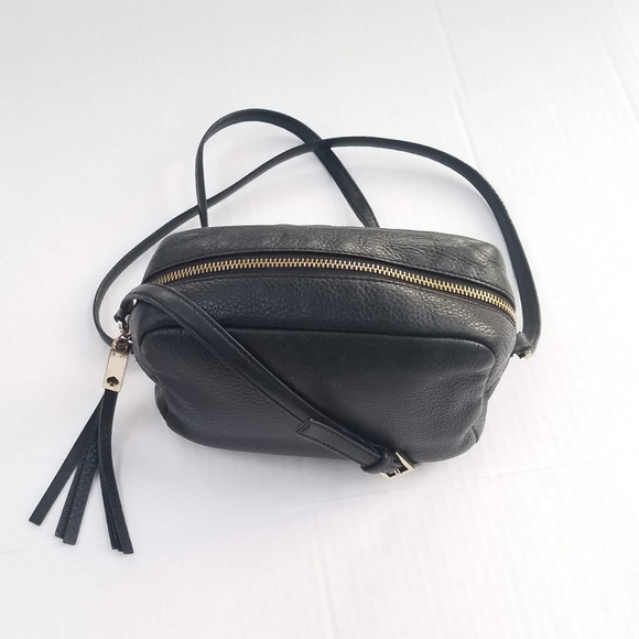 Kate Spade New York Black Pebble Leather Tassel Ca - Picture 13 of 16